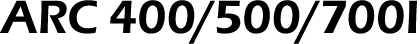 ARC 400 500 700I