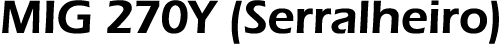 MIG 270Y (Serralheiro)