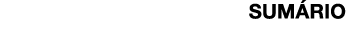 SUMÁRIO