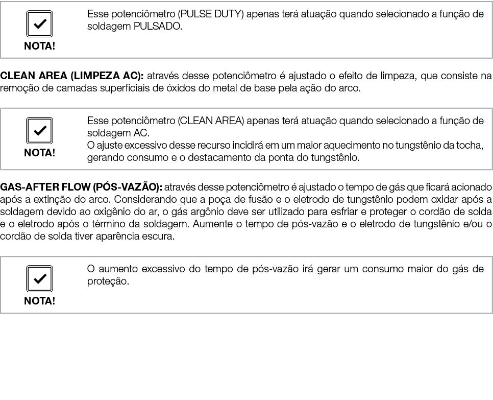  CLEAN AREA (LIMPEZA AC): atrav s desse potenci metro  ajustado o efeito de limpeza, que consiste na remo  o de cama...